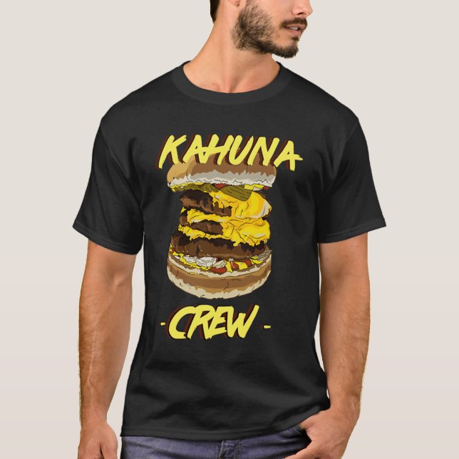 Big Kahuna Burger Crew Chest Print  for Men & Wome T-Shirt (Front)