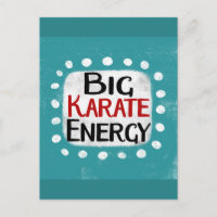 Big Karate Energy Postcard