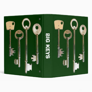 Lock And Key Binders, Custom Lock And Key Binder Designs, 3 Ring Binders