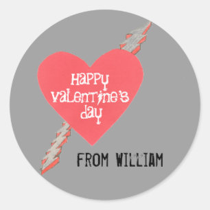 Big kid Valentine sticker