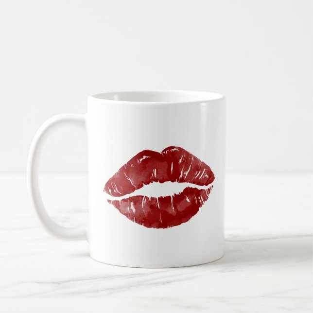 Big Kiss Coffee Mug (Left)