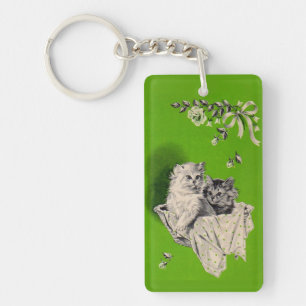 big kitten little kitten keychain