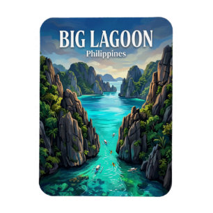 Big Lagoon Philippines Magnet