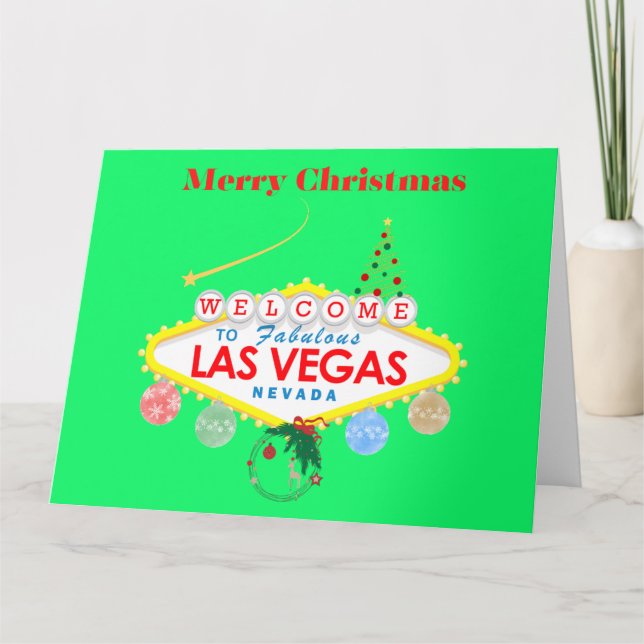 BIG Las Vegas Christmas Card (Front)