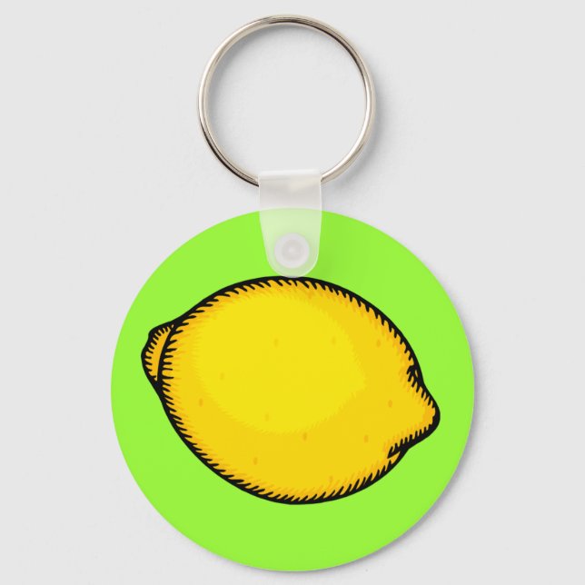 Big Lemon Keychain (Front)