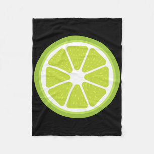 Big Lime Sliced Costume Cute Easy Fruit Halloween  Fleece Blanket