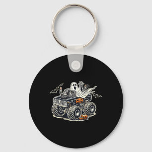 Big Little Boys Halloween Shirt Ghost Skeleton Kid Keychain