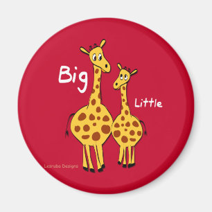 Big Little Giraffe Magnet