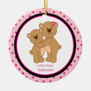 Big/ Little Sister Bear Ornament
