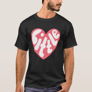Big Little Sorority Reveal Little Pink Heart T-Shirt
