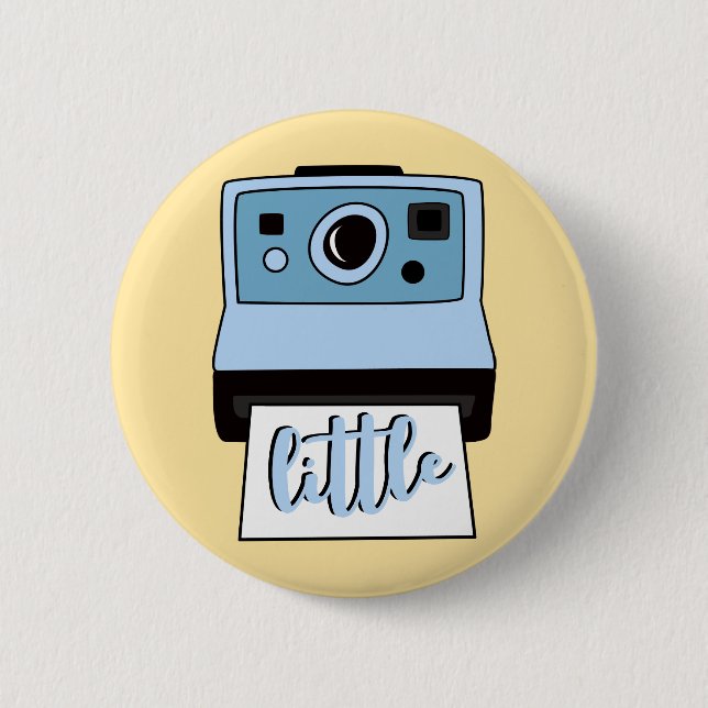 Big Little Sorority Vintage Camera Button (Front)