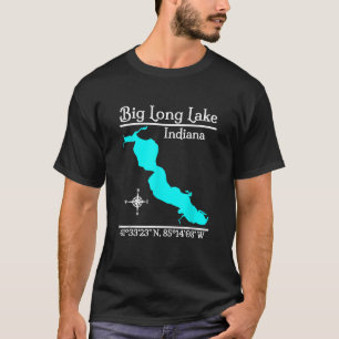 Big Long Lake Indiana T Shirt