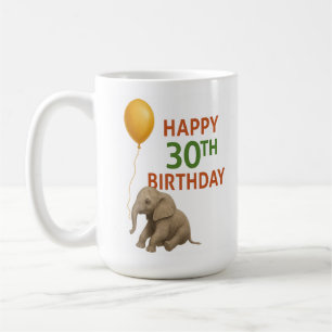 Big Love at 30: Elephant Birthday Mug