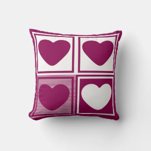 Big Love Heart - Art deco Pillow