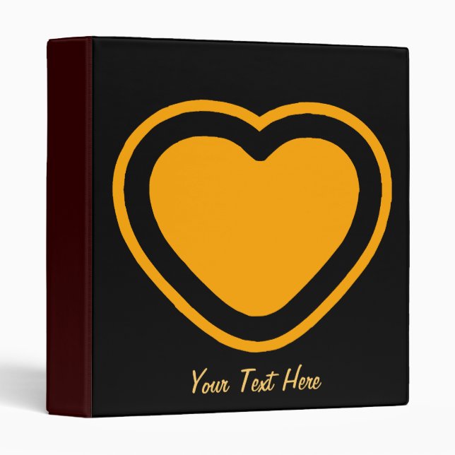Big Love Heart  Binder (Front/Spine)