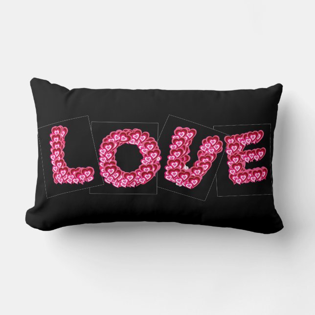 Big Love Little Hearts Coussin (Recto)