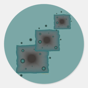 Big Machines wormhole science fiction black hole Classic Round Sticker