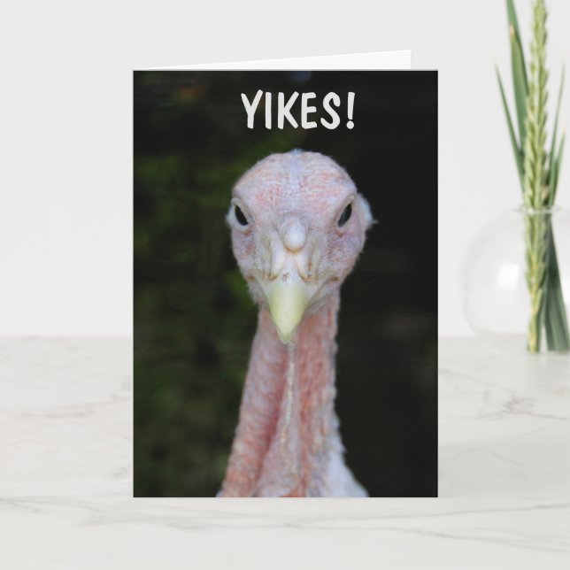 Big Mad Turkey Get Well Card (Front)