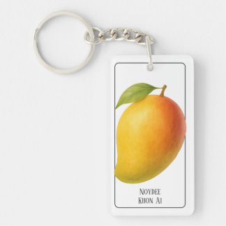 Big Mango, Sweet Fruit and Name Keychain