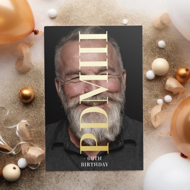 Big Monogram Bold Pressed Gold Birthday (Creator Uploaded)