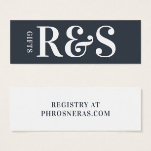 Big Monogram Modern Simple Gift