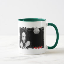 Big Moon Distressed Border Ringer Mug