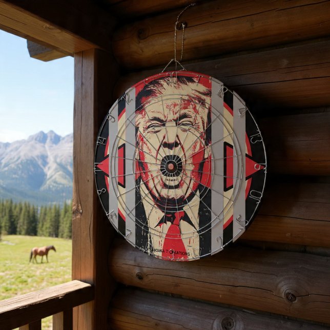 Big Mouth Behind Bars Dartboard (Creator Uploaded)