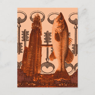 "Big Mouth Building" Postcard