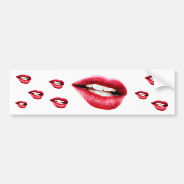 Big mouth bumper sticker (Front)