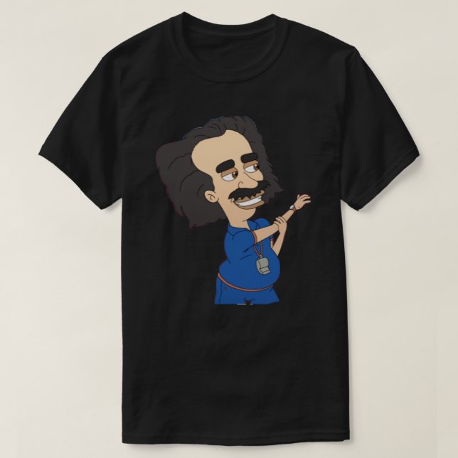 Big Mouth Coach Steve Sticker T-Shirt (Design Front)