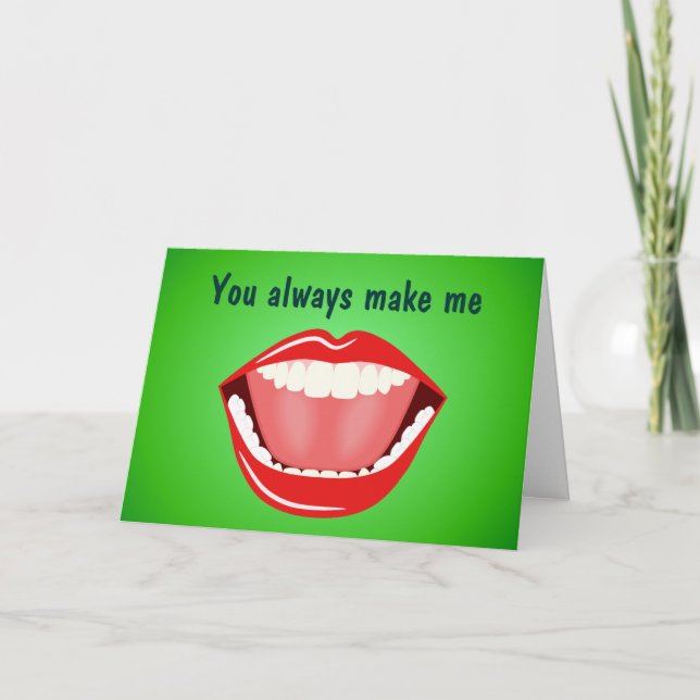 Big Mouth Friendship Thank You Cards (Front)