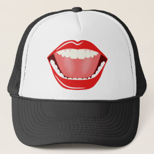 Big Mouth Fun Laughing Humour Cool Funny Cap