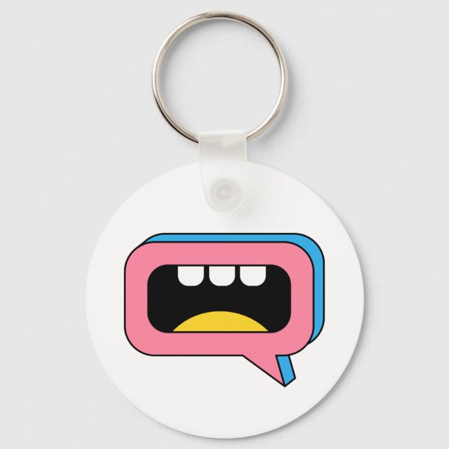 big mouth keychain (Front)