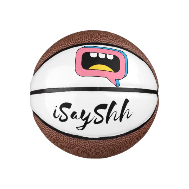 big mouth mini basketball (Front)