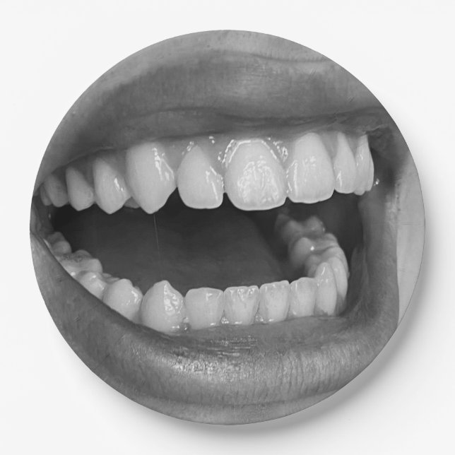 Big Mouth Paper Plates  (Front)