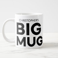 Big Mug | Grosse Mug | Coupe Jumbo | Mug de nom pe