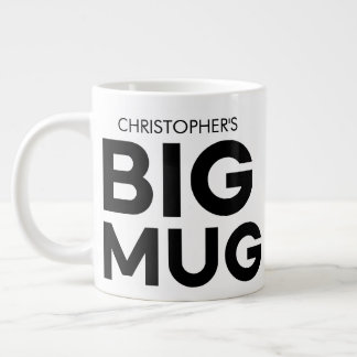 Big Mug | Grosse Mug | Coupe Jumbo | Mug de nom pe