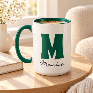 Big Mug Huge Mug Script Custom Name Monogram