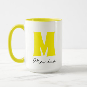 Big Mug Huge Mug Script Custom Name Monogram