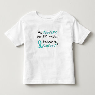 Big Muscles TEAL (Grandma) Toddler T-shirt