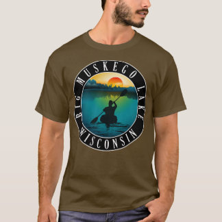 Big Muskego Lake Wisconsin Kayaking T-Shirt