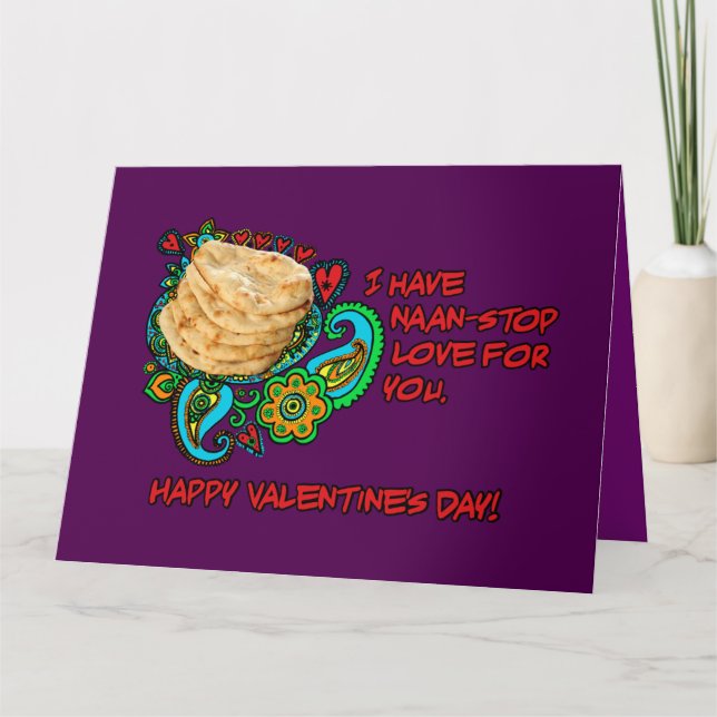 BIG Naan-Stop Lovin'! Card (Front)