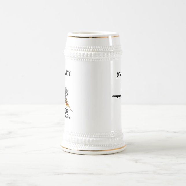 Big Nasty A-10  - (light colour) Beer Stein (Center)