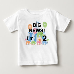 Big News Circus 2nd Birthday T-shirts and Gifts