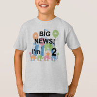 Big News Circus 2nd Birthday T-shirts et cadeaux