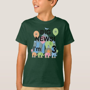 Big News Circus 3e Anniversaire Tshirts et cadeaux
