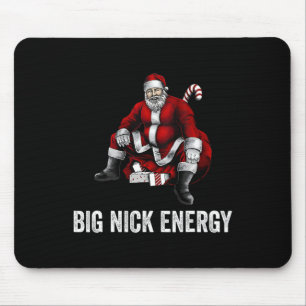 Big Nick Energy Fun Santa Christmas 3 Mouse Pad