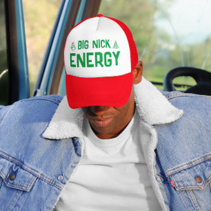 Big Nick Energy Funny Casquette de Noël