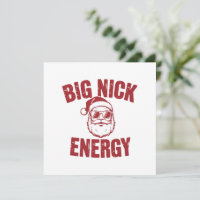 Big Nick Energy Funny Santa Rude Christmas Joke