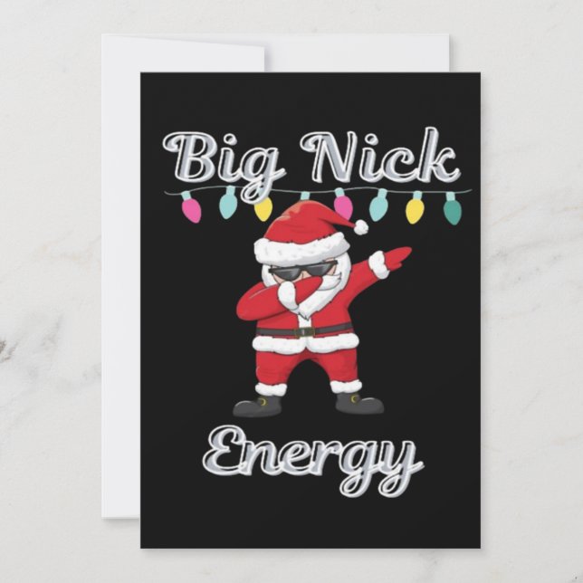 Big Nick Energy  Invitation (Front)